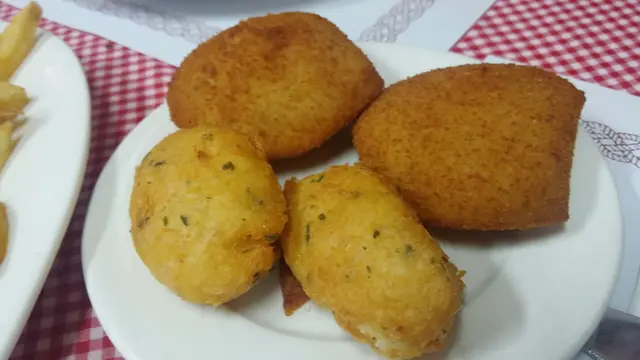 炸蝦餅+炸馬介休餅