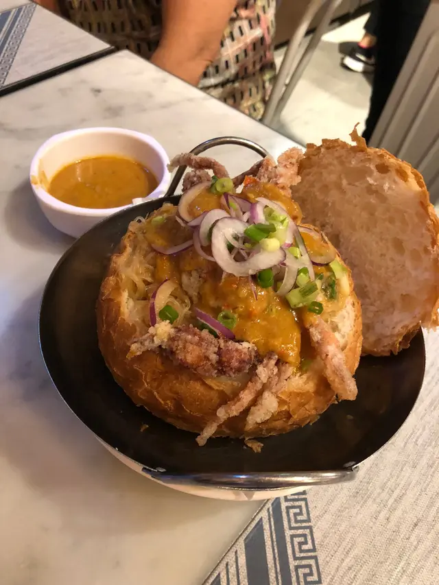 軟殼蟹沙爹粉絲大脆包