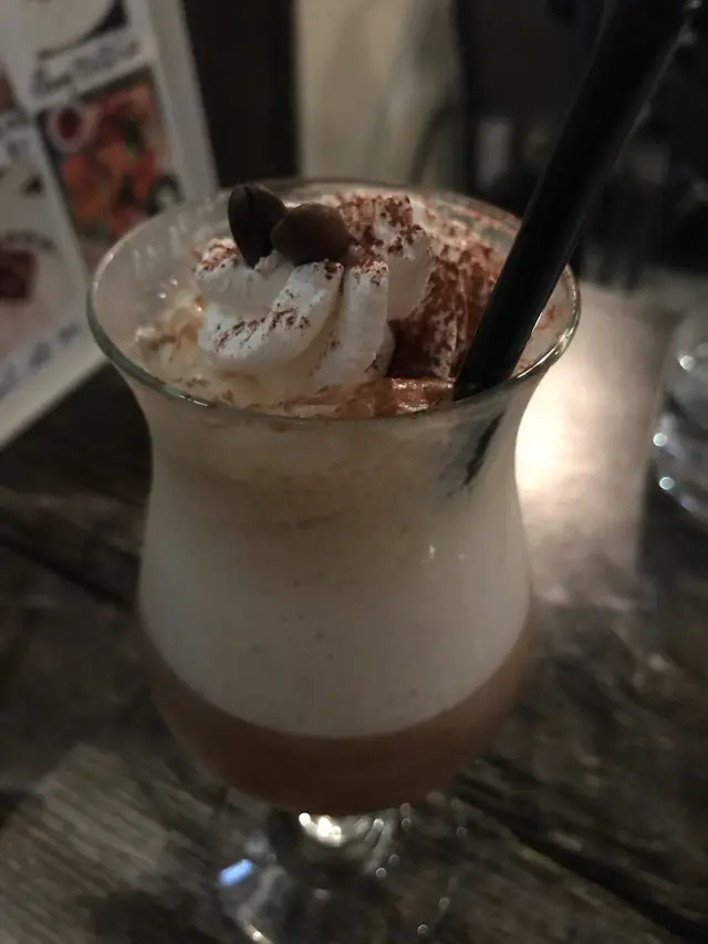 Caramel  espresso  smoothie 
