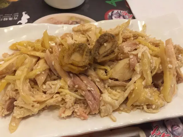 手撕雞鮑魚(二人套餐)