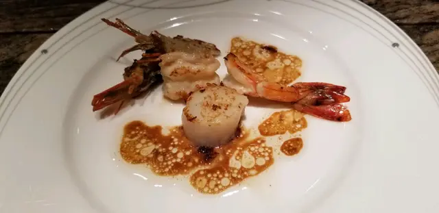 帶子+煎大蝦