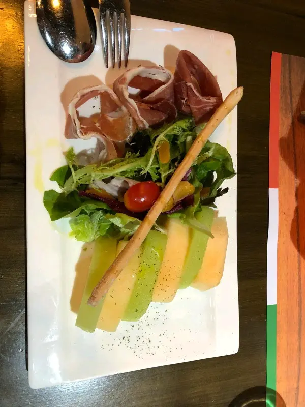 巴拿馬火腿配哈密瓜