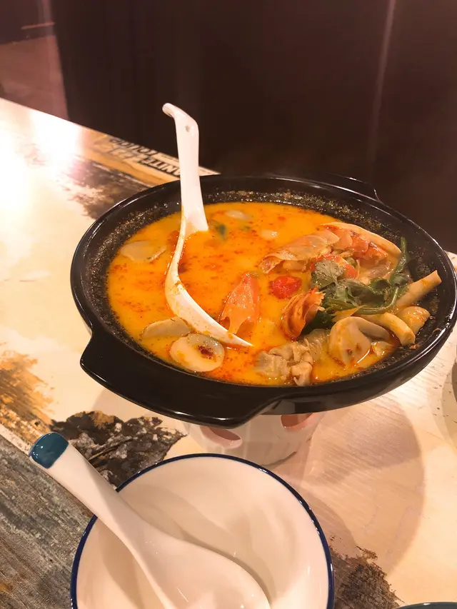 大頭蝦冬蔭公湯  細