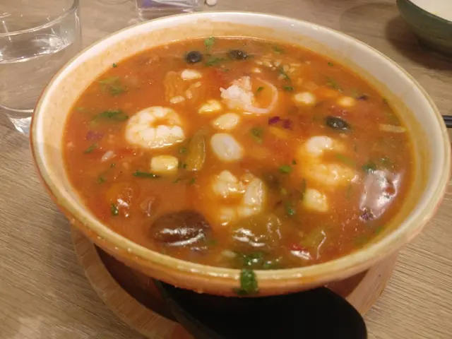 鮮蝦帶子魚湯飯