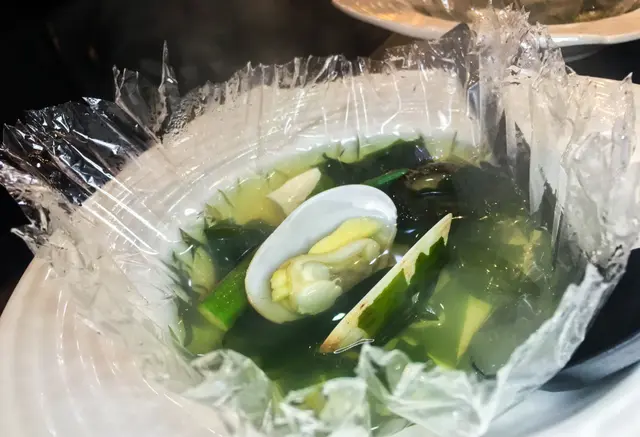 S2鐵板紙包蜆湯