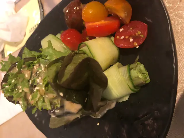 有機沙律菜伴芝麻汁