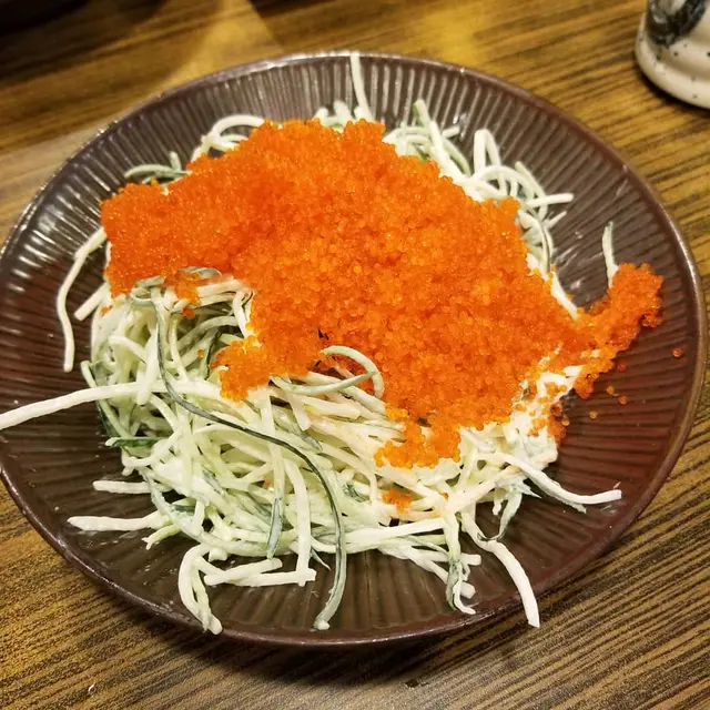 蟹籽沙律