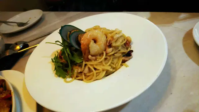 泰式海鮮青咖哩意粉