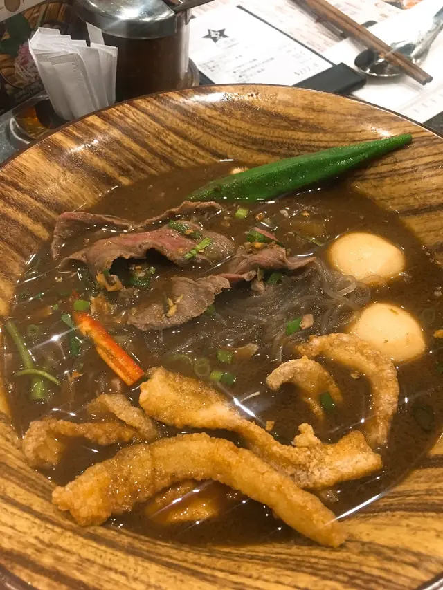 頂級安格斯牛肉船麵(薯粉)