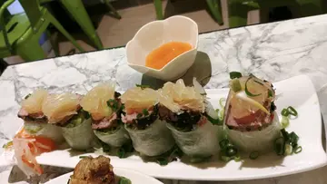 烧吞拿鱼柚子檬纸卷