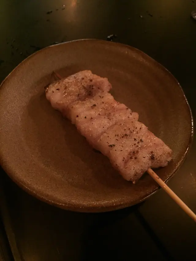 厚燒白金豚肉串