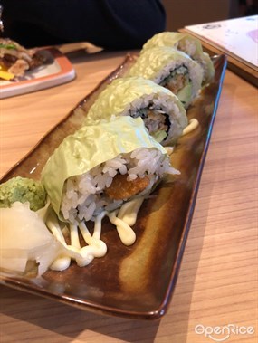 吉列蠔忌廉芝士牛油果卷 - 葵芳的丸十日本食堂