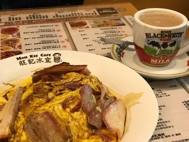 招牌叉燒飯配熱朱古力