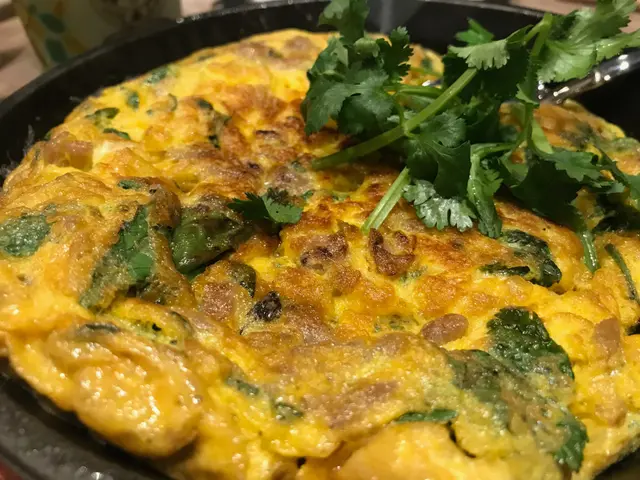 鐵板香草菜脯煎蛋