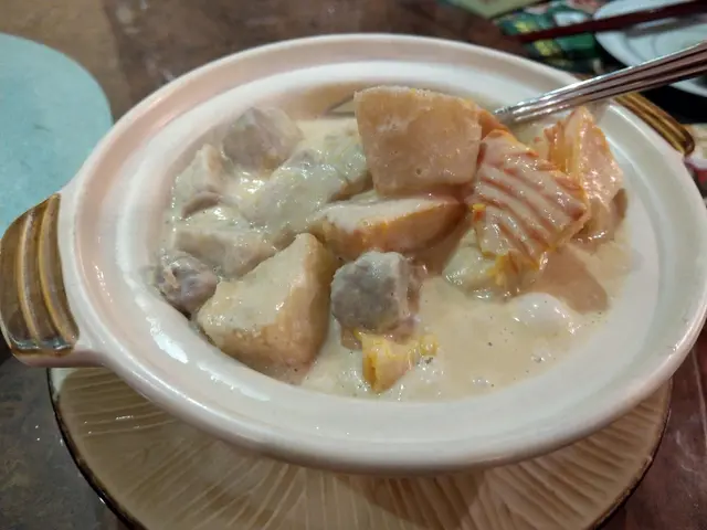 椰汁香芋南瓜木薯煲