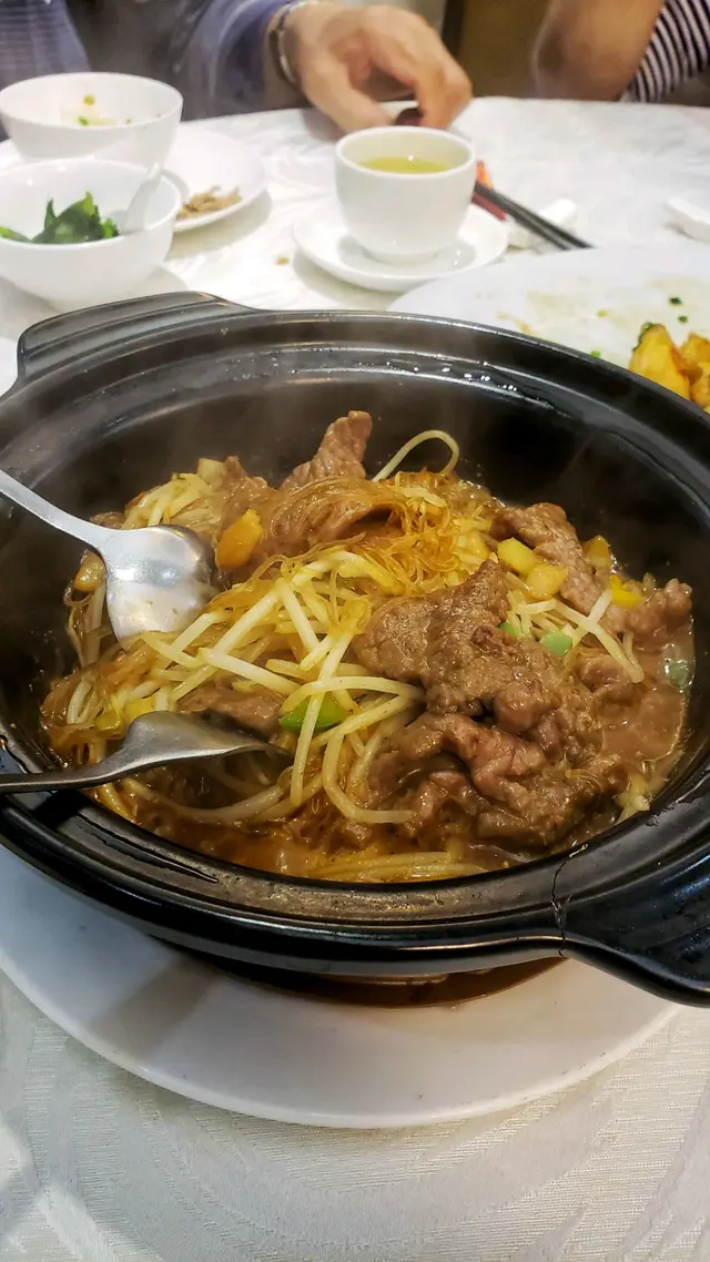 沙爹粉絲牛肉煲