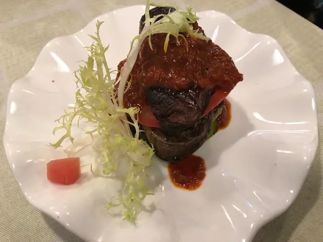 -香草玉醬焗大啡菇雜菜