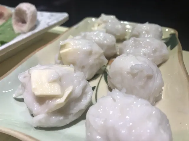 雙拼手打墨丸,原味加芝士