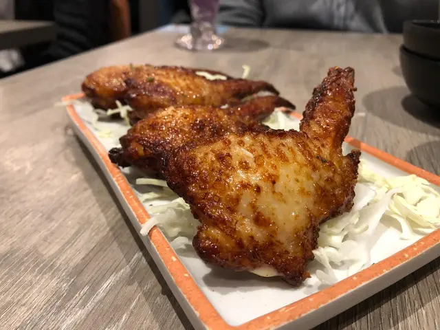 酥脆蘑菇雞翼