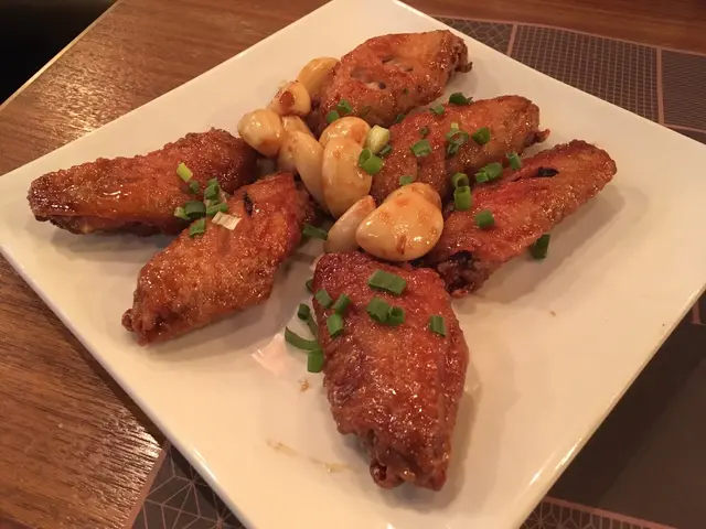 香烤蒜粒醬油雞翼