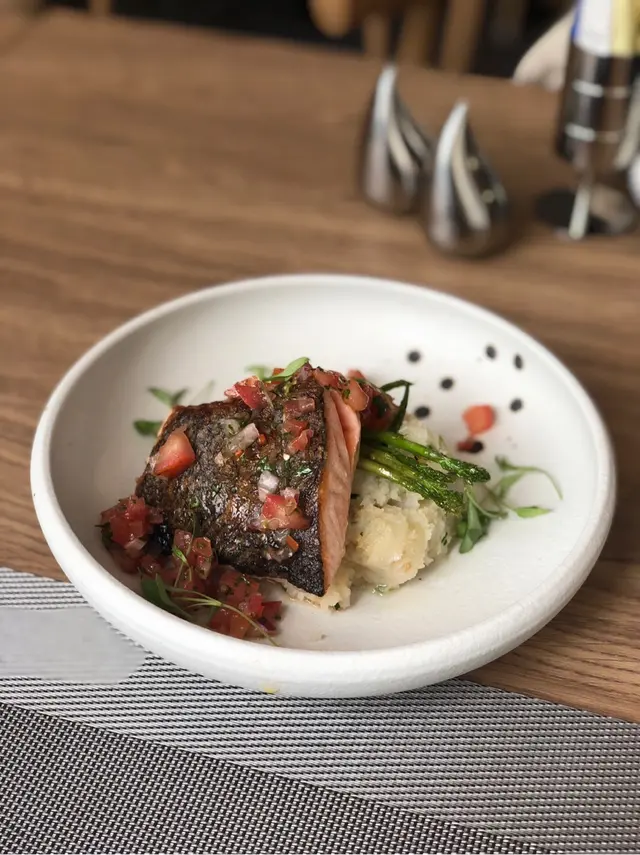 Pan seared salmon