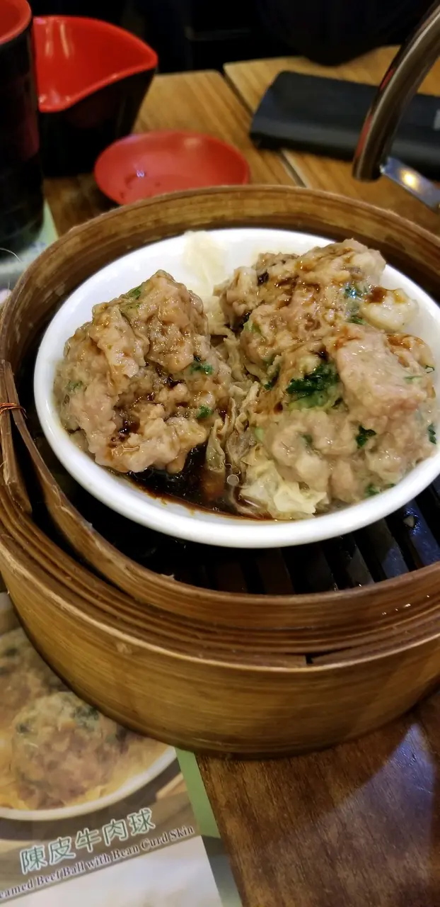 陳皮牛肉球,味道同普通茶樓一樣