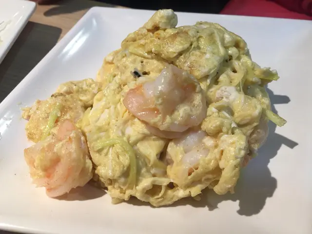 韮黃蝦仁炒滑蛋