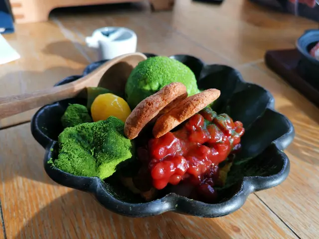 抹茶红豆团子冰淇凌