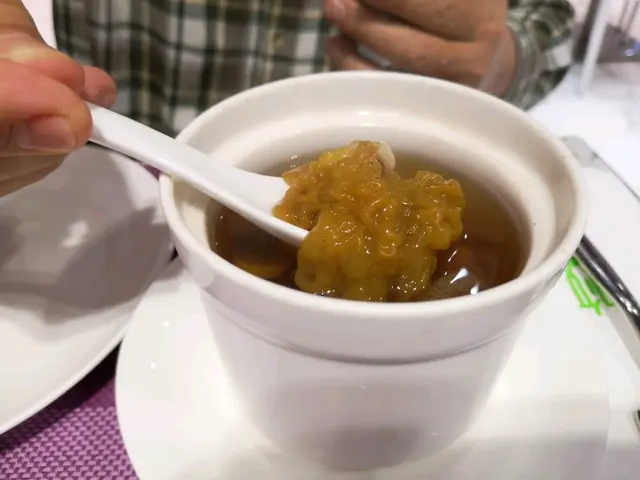 松茸竹笙黃耳百合燉湯