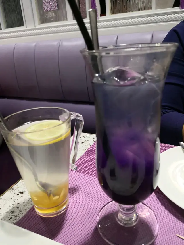 檸檬蜂蜜薑茶	·藍蝶花雪梨汁