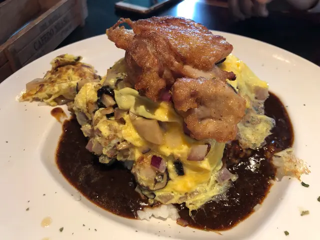 黑椒煎雞扒蛋蓋飯
