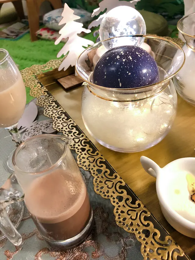 星空柚子朱古力甜品杯