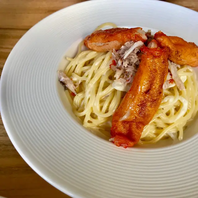 三重蟹肉意大利粉