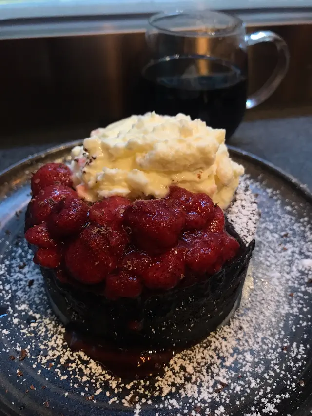 72%黑朱古力厚pancake