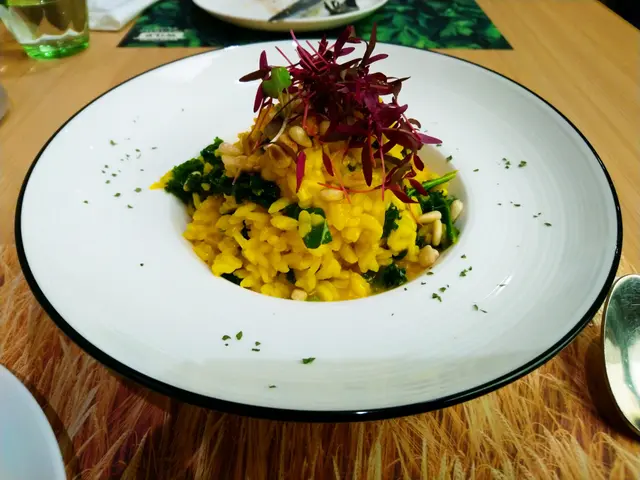 紅花粉羽衣甘藍松子仁意大利飯 Kale and Pine Nut Risotto