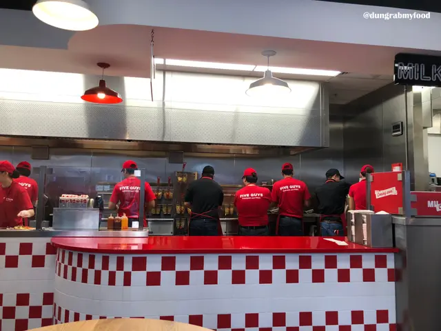 Kitchen next to the order area