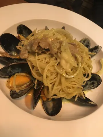 藍青口雜菌帕士圖忌廉天使麵