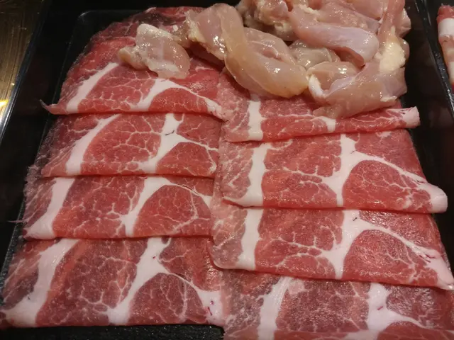 豬肉片、雞肉片