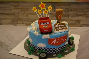 反斗车王蛋糕,3d cake