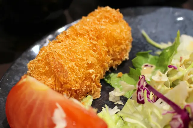 炸粟米忌廉薯餅