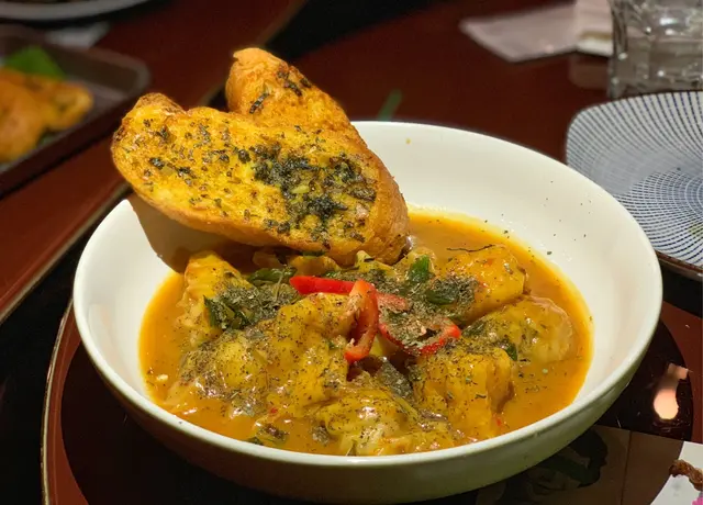 laksa prawn dumplings