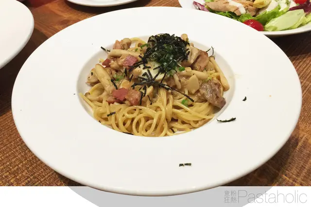 和風雜菌照燒雞蛋黃醬意粉