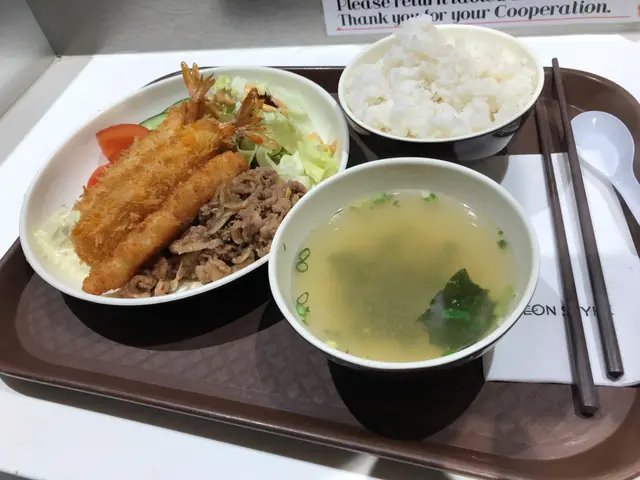 <<照燒牛肉吉列海鮮套餐>>