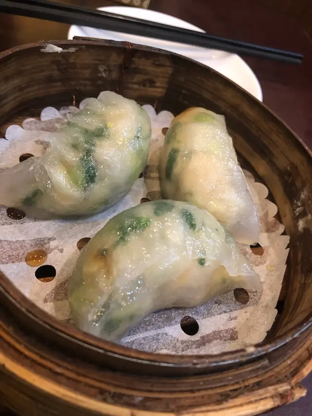 鮮蝦菜苗餃