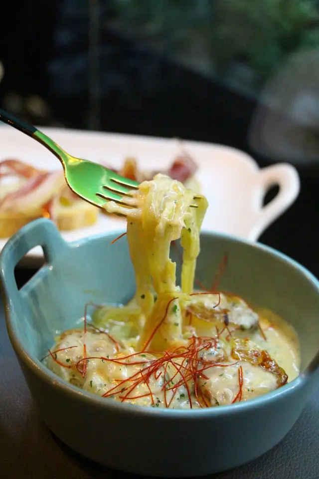 白酒忌廉炒北海道帶子