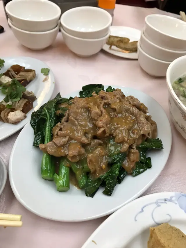 沙茶牛肉芥蘭