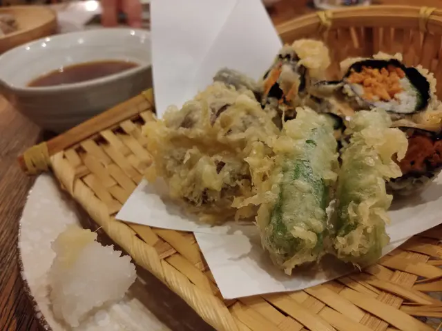 雲丹海苔芋天婦羅