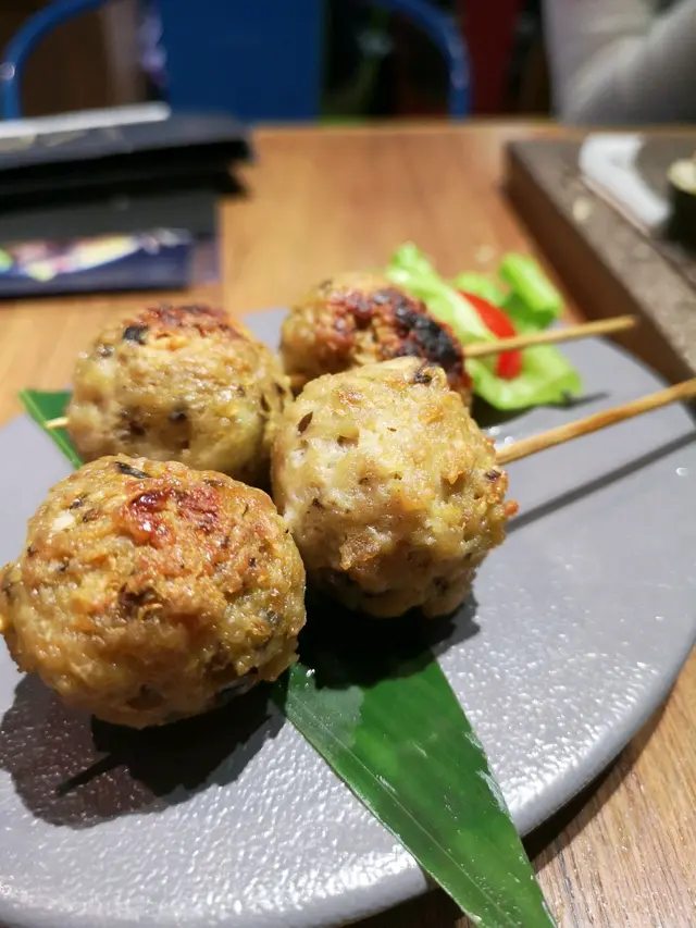 自家製香菇雞肉丸串燒