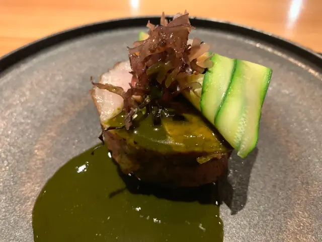 iberico pork/ zucchini