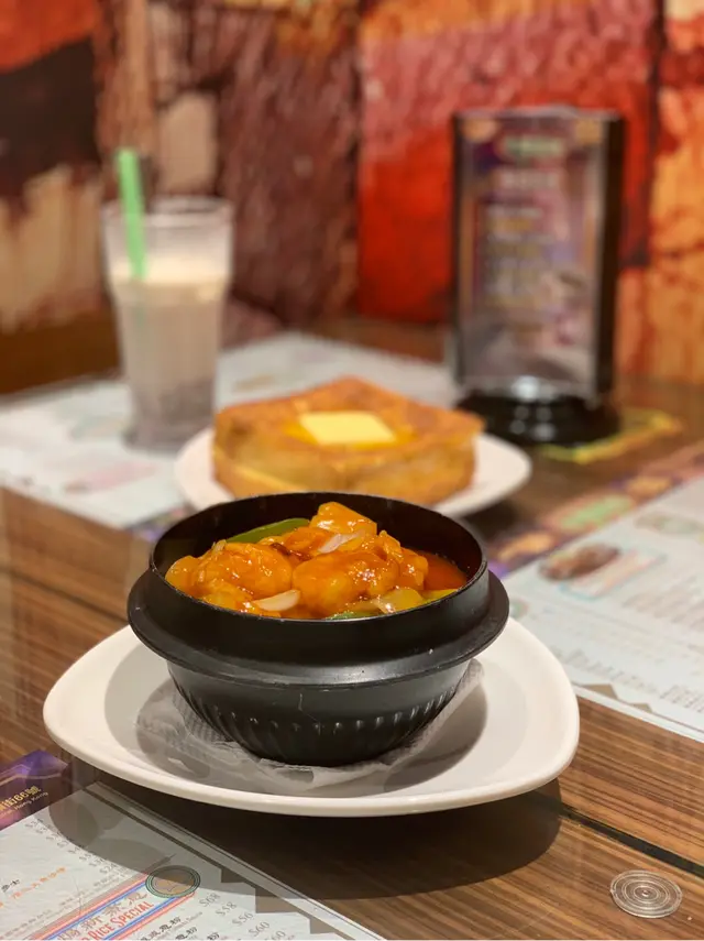 甜酸蝦球鍋飯